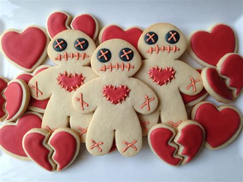 Voodoo doll cookie cutted